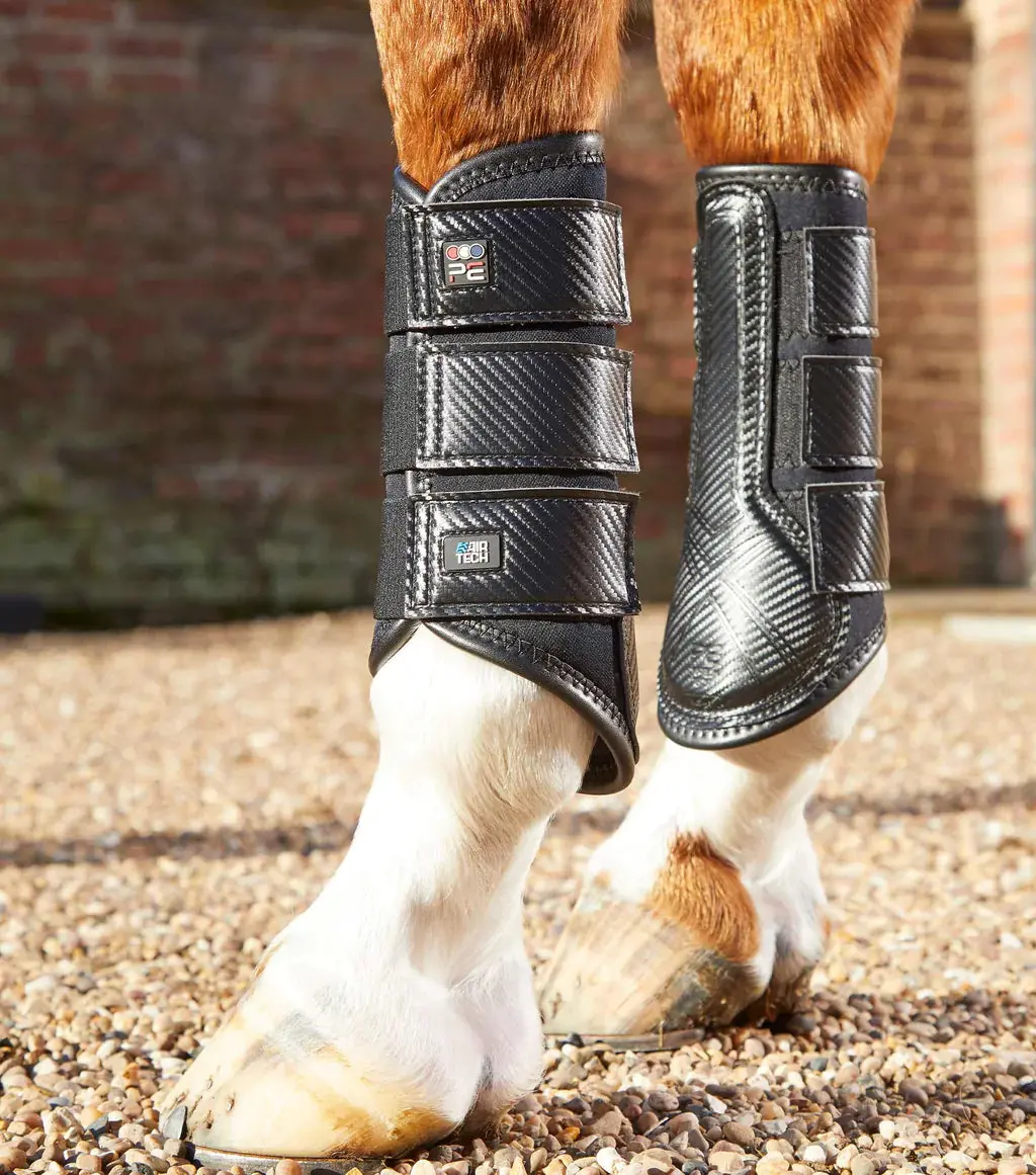 Premier Equine Carbon Air Tech Single Locking Brushing Boots 1