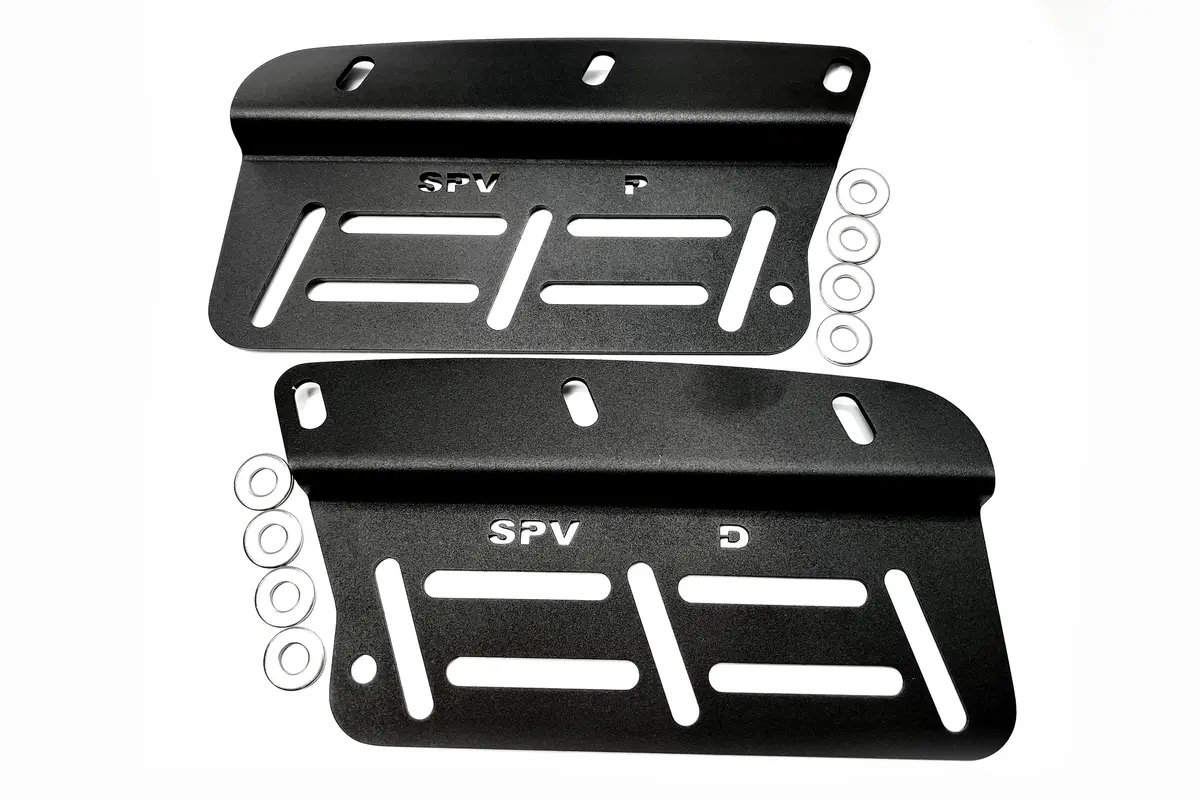 Spv Parts Premium 2021-2024 Ford Bronco Triple Fog Brackets (Mounts Only. Lights Sold Separately) 1