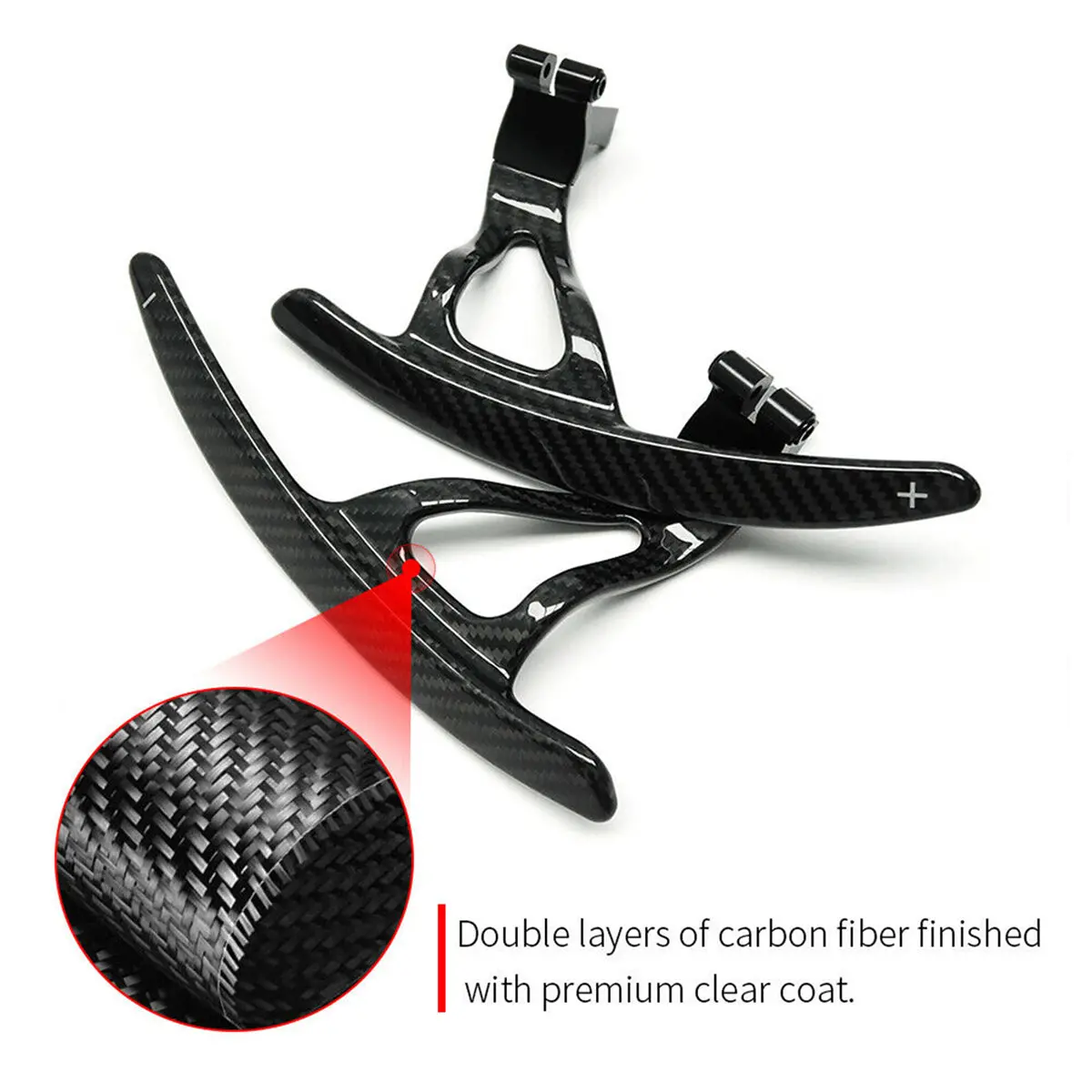 Daysyore Carbon Steering Shift Paddle Shifter Extension For 2008-2016 Nissan Gt-R Gtr 2