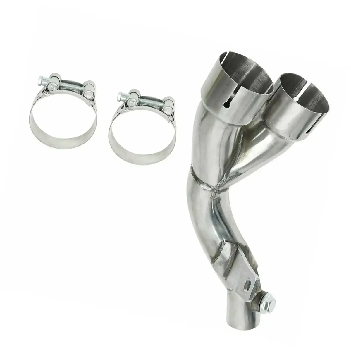 Daysyore Exhaust Downpipe Y Mid-Pipe For 2006-2019 Yamaha Yzf-R6 R600 1