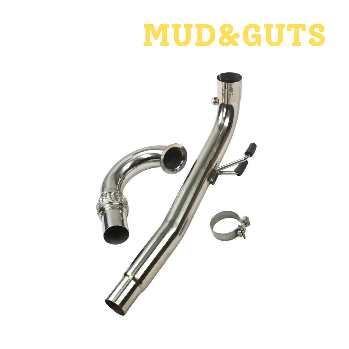 Mud&Guts 3“ Exhaust Downpipe For 2012-2015 Vw Golf Gti Mk7 Pipe Bolt On 1