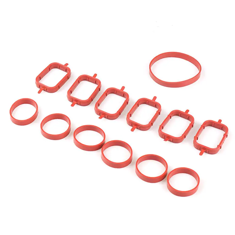 6X33mm Swirl Blank Flap Delete Kit With Intake Gaskets For Bmw E53 E90 E60 E70 1
