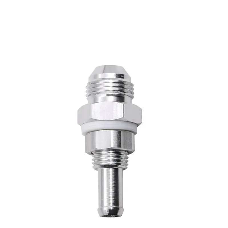 Hose Barb Fuel Tank Fitting Adapter For 8An Male Flare Bulkhead To 3/8 Hose Barb Fuel Tank Fitting 1