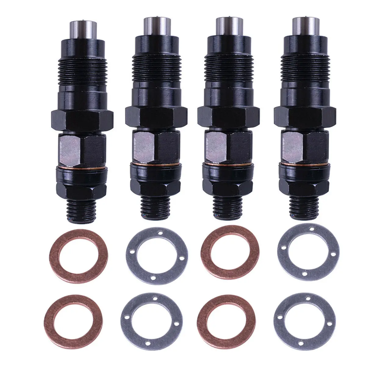 Daysyore 4Pcs Diesel Fuel Injector For Mitsubishi Pajero Triton Delica 4D56 4D56t 2.5L 1