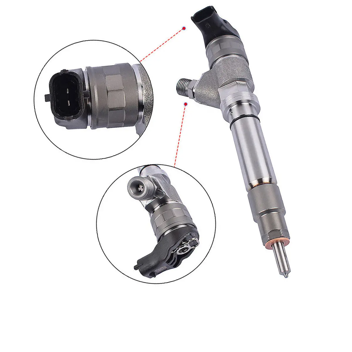 Daysyore 2006-2007.5 Chevy/Gmc 2500/3500 Duramax Lbz 6.6L Diesel Fuel Injector 0986435521 0445120042 2