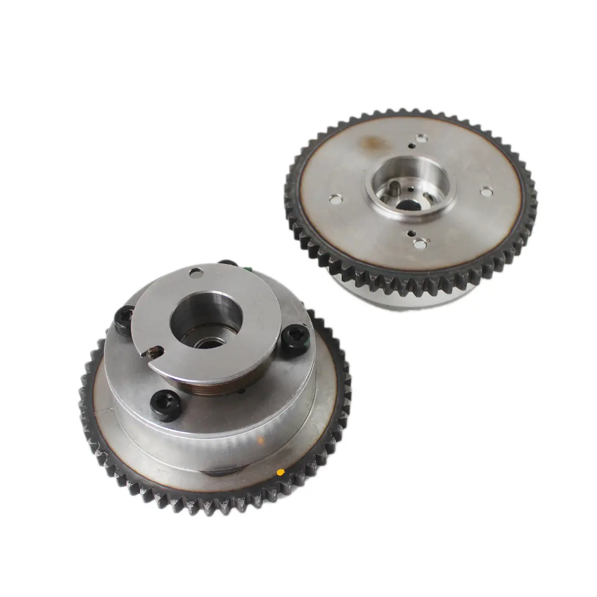 Daysyore 2Pcs Intake&Exhaust Camshaft Adjuster (Vvt) Sprocket 243502E001 For 2011-2016 Hyundai Kia 1.8L 1