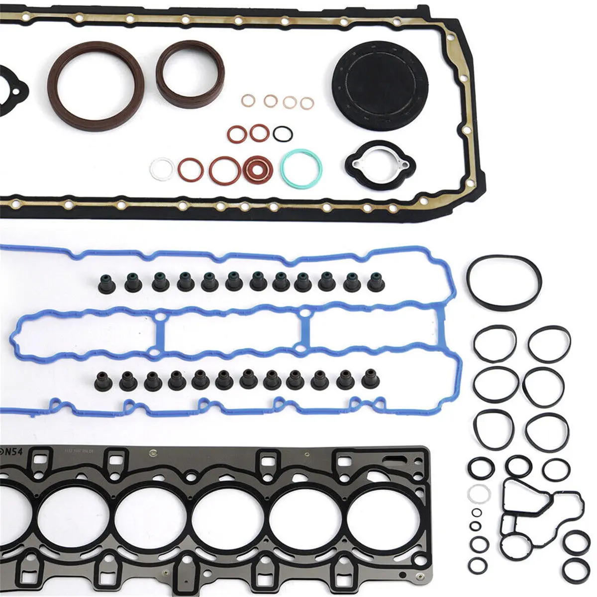 Daysyore Engine Overhaul Gasket Seals Kit 11127557265 N54 3.0 For 2005-2013 Bmw Z4 335I 135I 740I 2