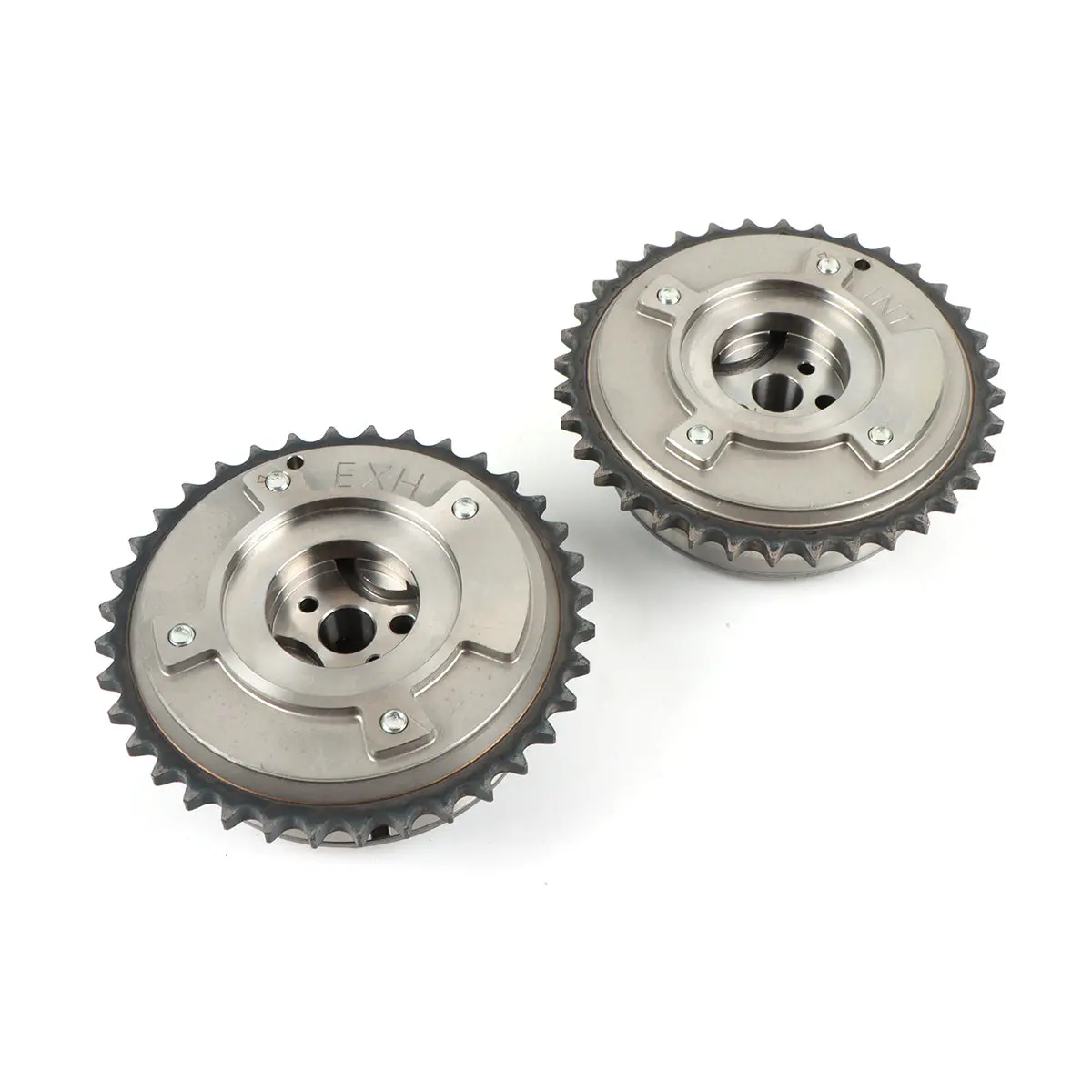 Daysyore 2Pcs Intake Exhaust Camshaft Adjuster Gear 13050-0V010 For 2009-2012 Toyota Camry Rav4 Highlander Venza(Without Screw) 1