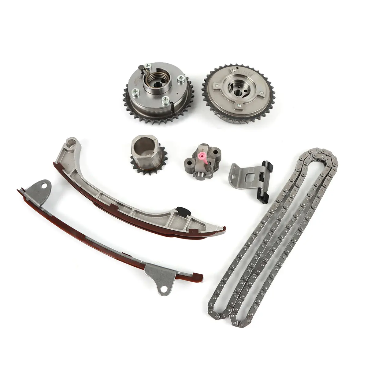 Daysyore Timing Chain Kit Intake & Exhaust Camshaft Vvt Gear Fits For Venza Rav4 Camry Scion 2.5L 2.7L Replace Oe 130700V010 130500V010 1