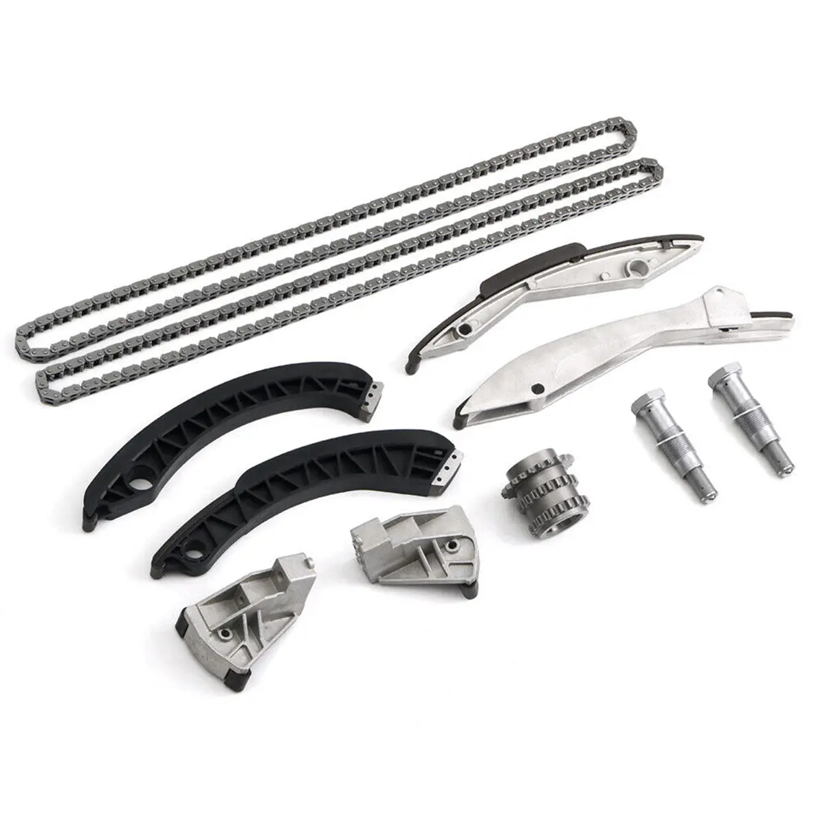Daysyore Crankshaft Gear Timing Chain Kit 11147574373 For 2001-2013 Bmw 550I 735I 740I 745I 750I X5 N62b 4.8L (With Sprockets) 1