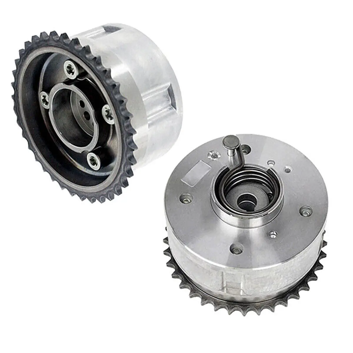 Daysyore 2Pcs Camshaft Vvt Timing Gear 243502B600 For 2010-2019 Kia Hyundai I30 Soul Forte 1.6L 1