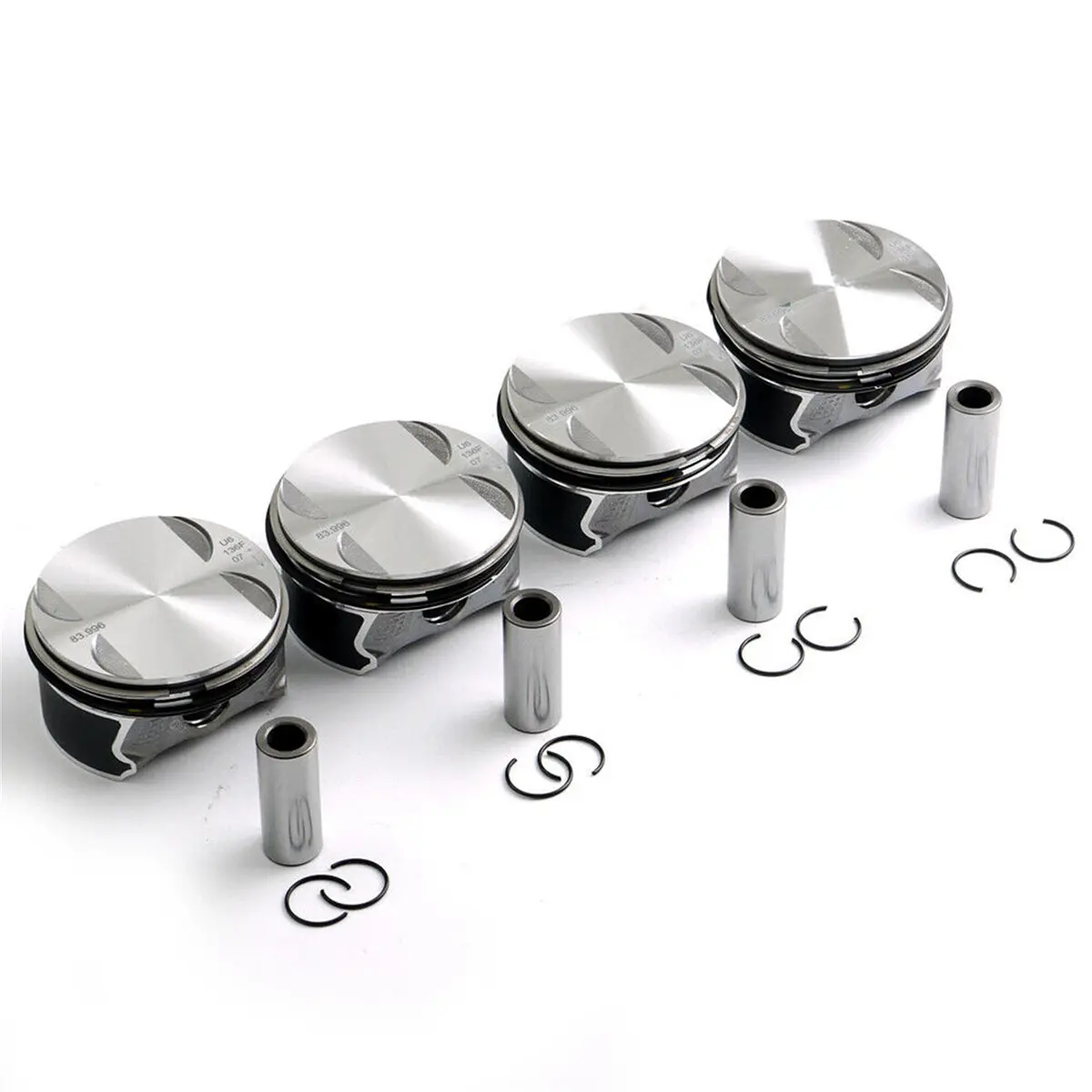 Daysyore Pistons Rings Set 11257562451 For 2004-2013 Bmw E60 E87 E90 118I 120I 320I 520I X3 N46b20b 1
