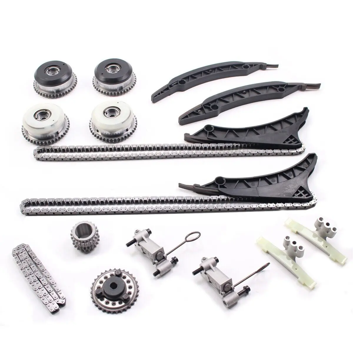 Daysyore N63b44a Timing Chain Kit With Camshaft Adjuster Vvt Sprockets For Bmw Alpina B7 Xdrive B7l 550I Gt 650I 750I 750Li X5 X6 2
