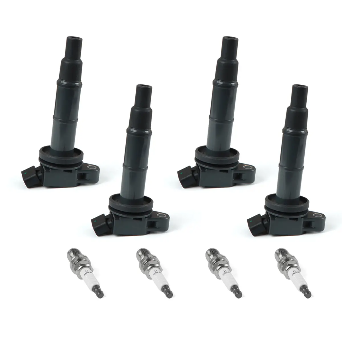 Daysyore 4Pcs Ignition Coils +4Pcs Iridium Spark Plugs For 2002-2011 Toyota Camry 2.4L Uf333 1