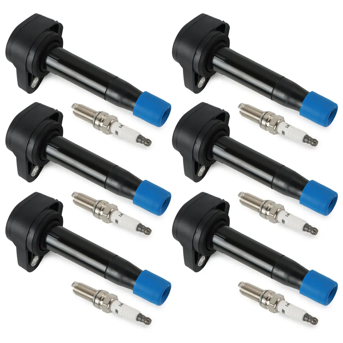 Daysyore 6Pcs Ignition Coils +6Pcs Iridium Spark Plugs Uf603 For 2008-2017 Honda Accord Acura Tl Tsx V6 1