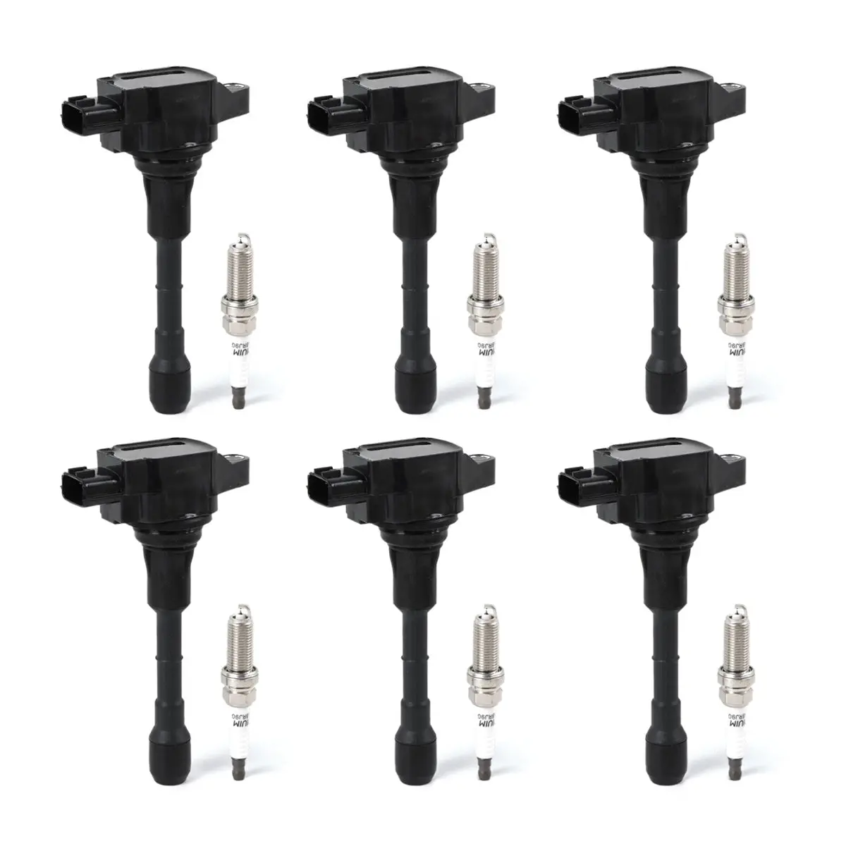 Daysyore 6Pcs Ignition Coils +6Pcs Iridium Spark Plugs For Infiniti G25 Nissan Maxima 3.5 V6 Uf550 1