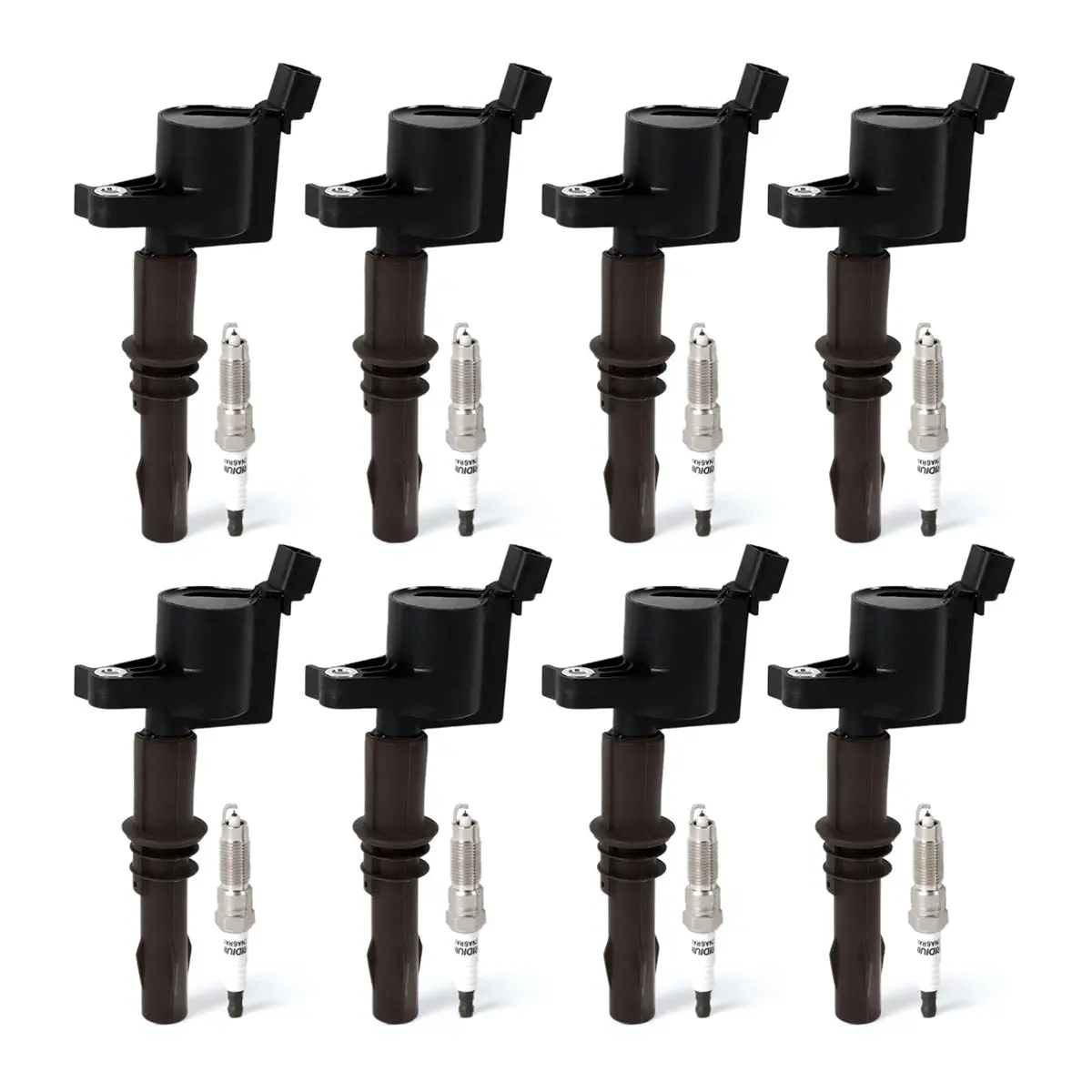 Daysyore 8Pcs Ignition Coils +8Pcs Iridium Spark Plugs For Ford Expedition F-150 Fd509 1