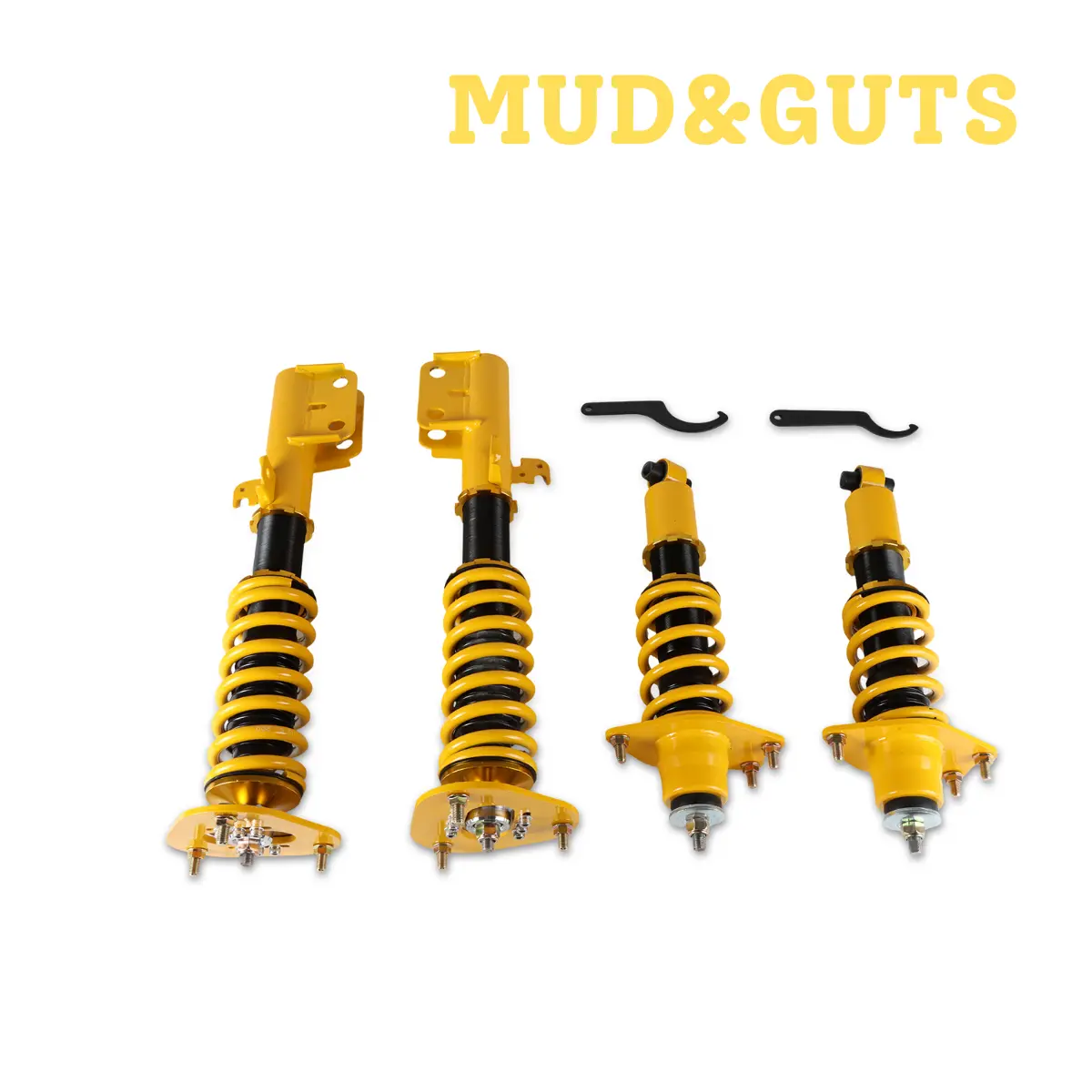Mud&Guts 4Pcs Coilover Adjustable Height Struts Suspension Springs For Scion Tc 2005-2010 1