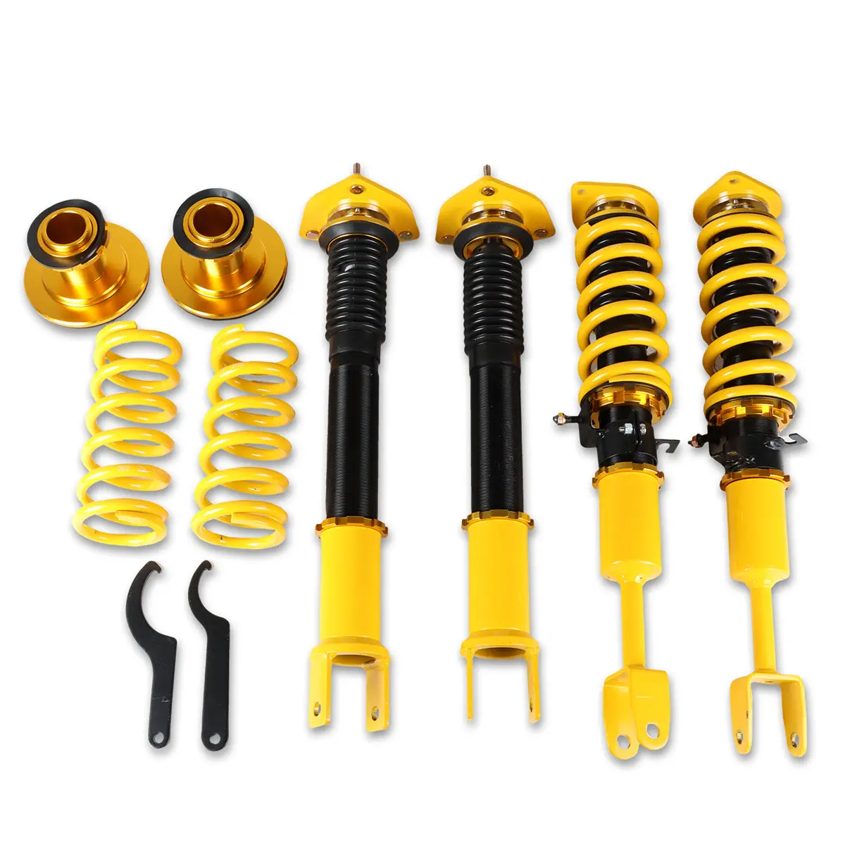 Daysyore Coilover Adjustable Height Struts Suspension Springs For Nissan 350Z / G35 2003-2008 1