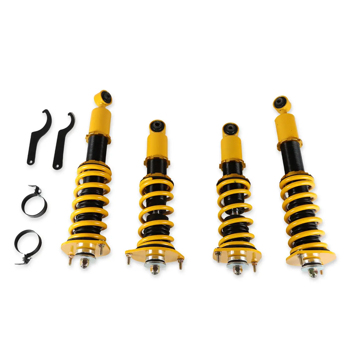 Daysyore 4Pcs Coilover Adjustable Height Struts Suspension Springs For Mazda Miata Mx5 Mx-5 Na 1989-1998 1
