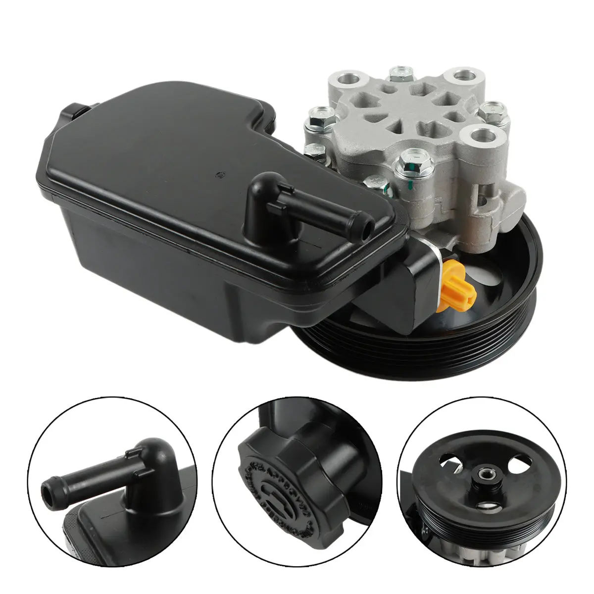 Daysyore Power Steering Pump W/ Pulley & Reservoir 21-5429 For 2005-2007 Dodge Dakota 2