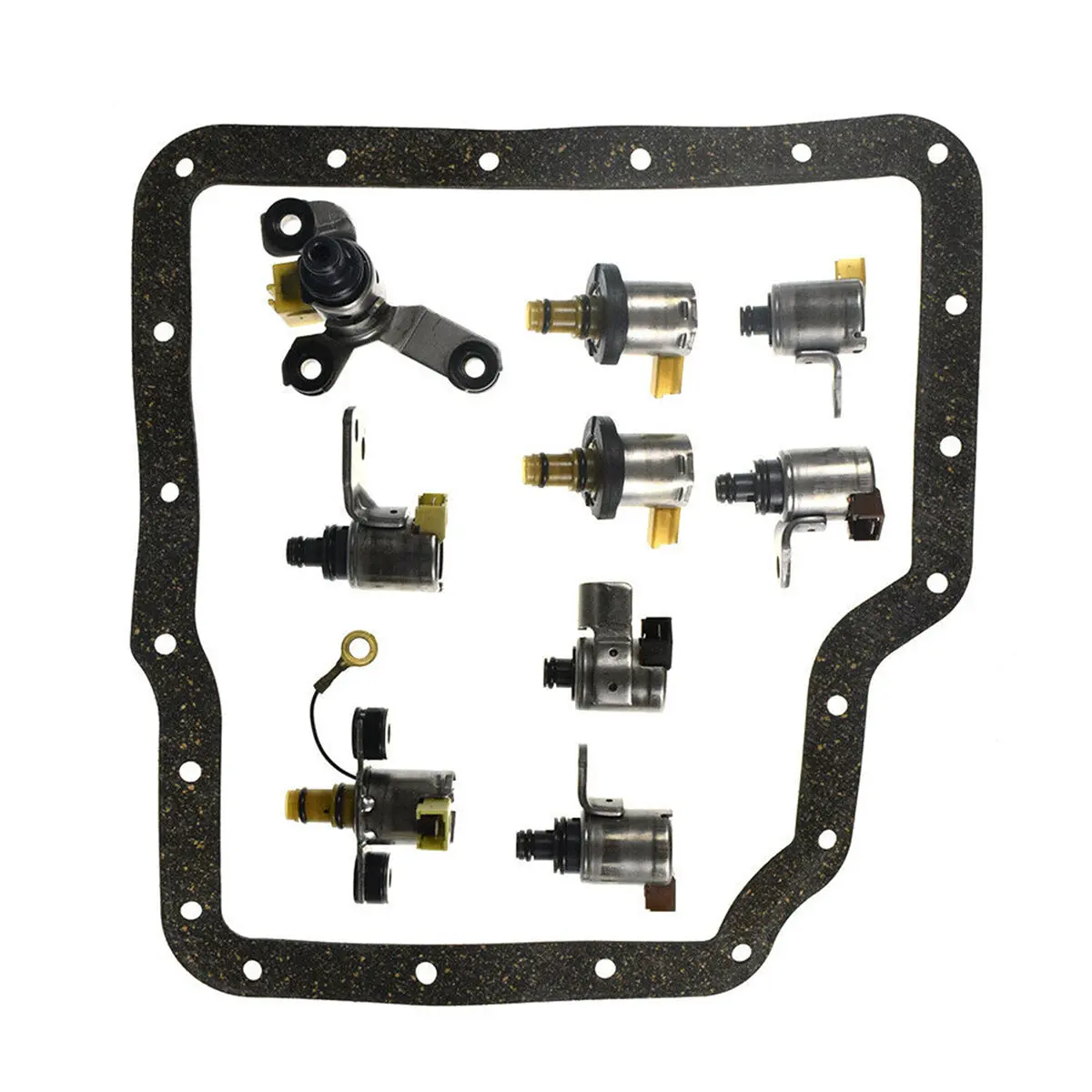 Daysyore Shift Solenoid Set Gasket Transmission Jf506e For 2002-2005 Ford Mazda 2.5L 1