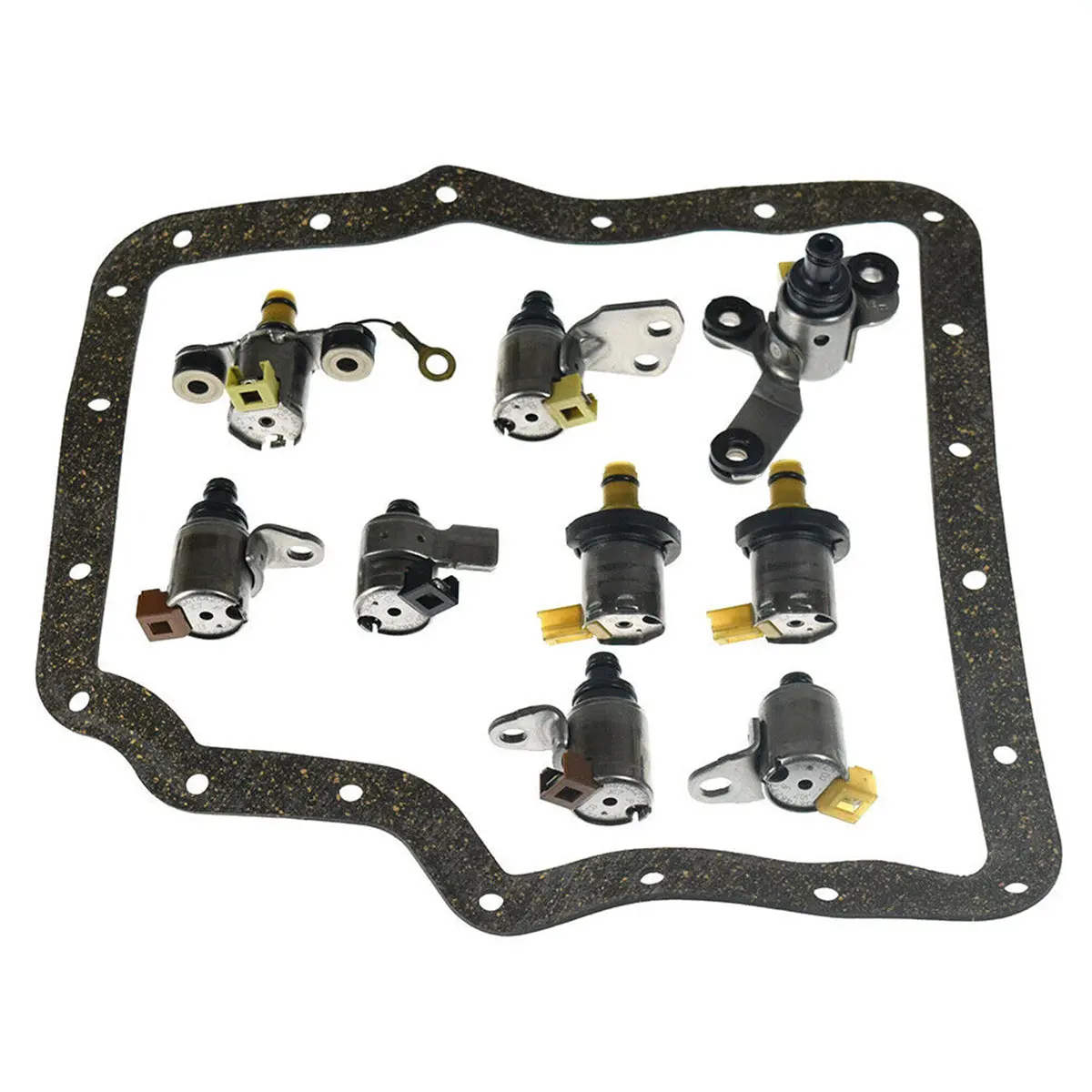 Daysyore Shift Solenoid Set Gasket Transmission Jf506e For 2002-2005 Ford Mazda 2.5L 2