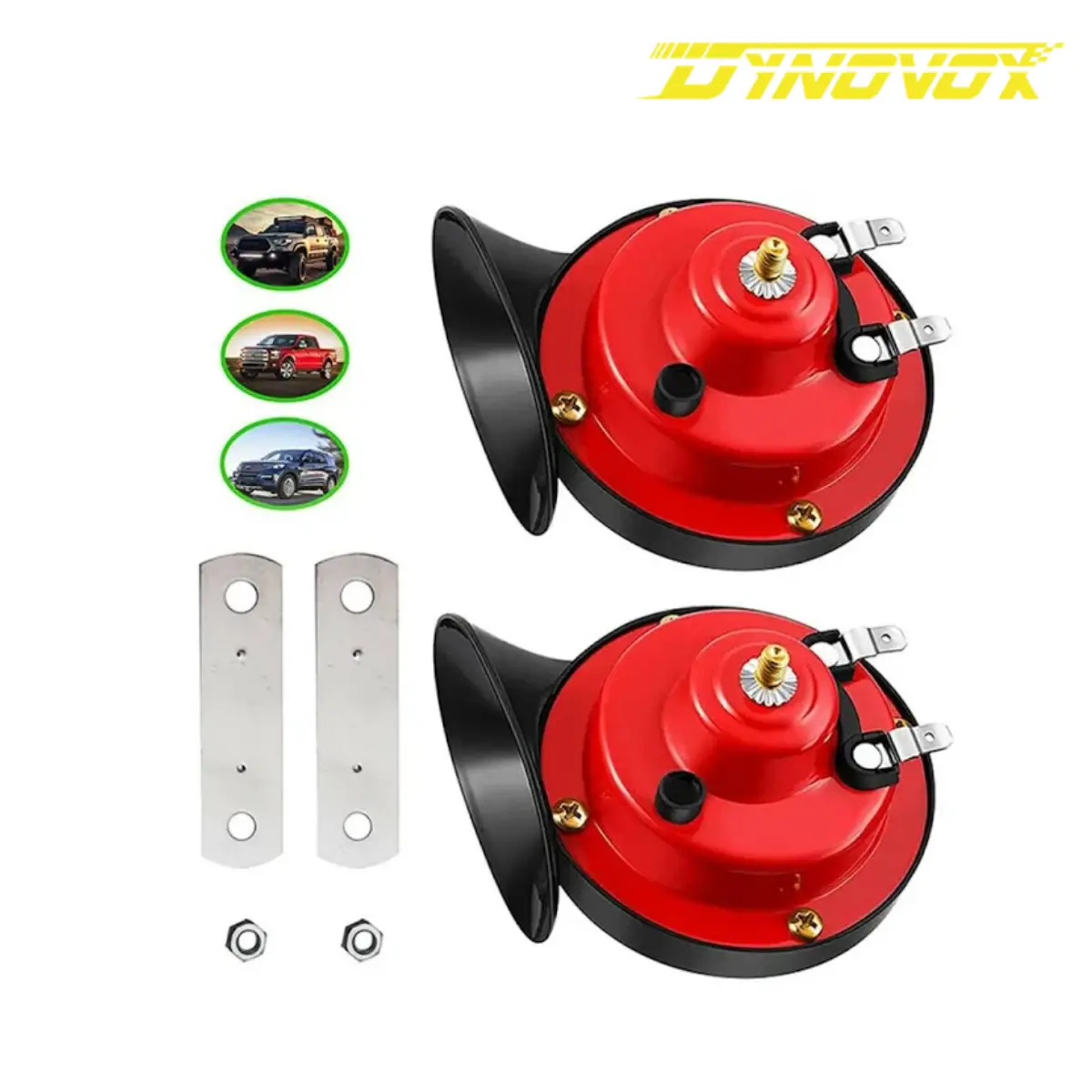 Dynovox Car Horn For Car Motorcycle Atv 12V 1