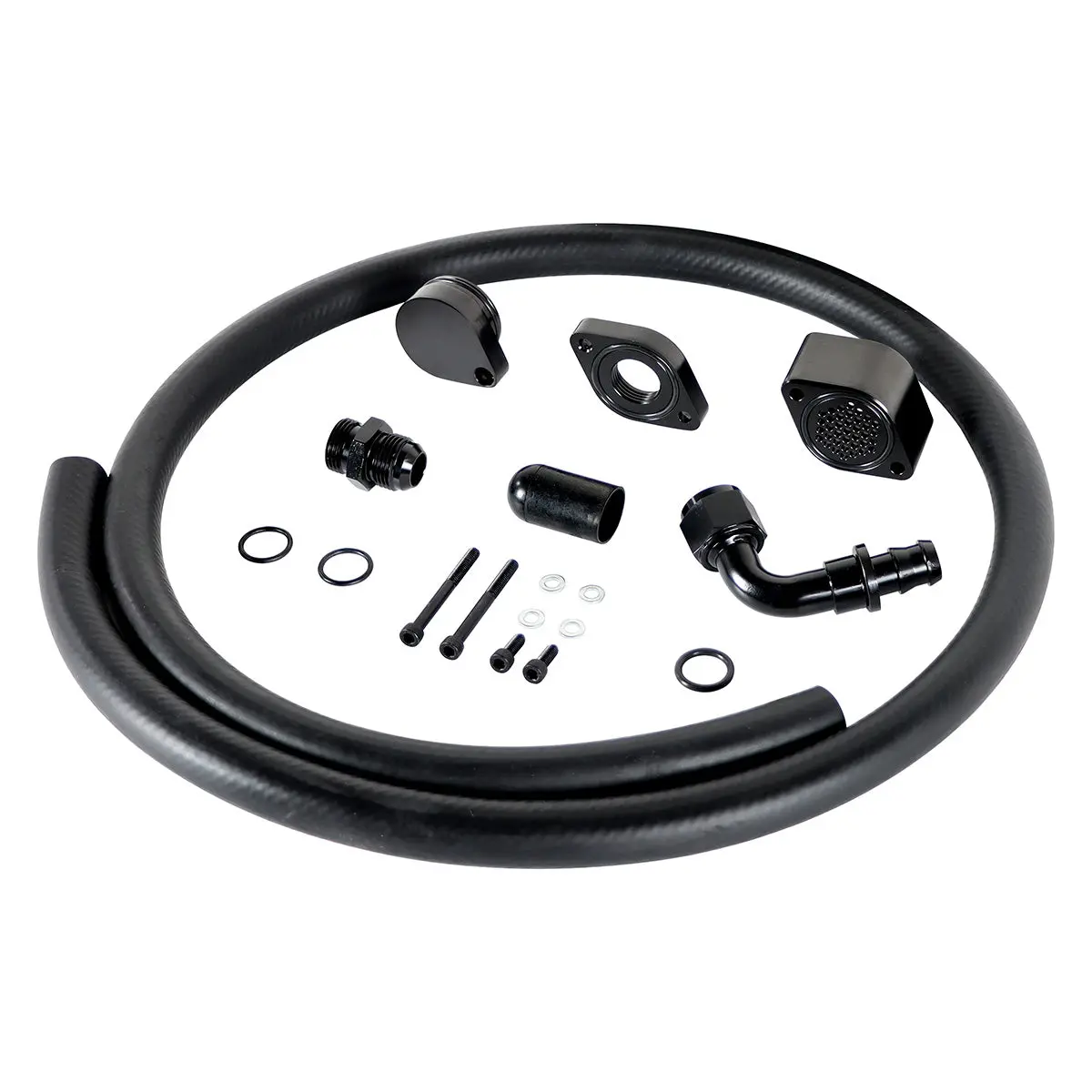 Daysyore 2011-2023 Ford 6.7L Powerstroke Ccv/Pcv Reroute/Delete Engine Ventilation Kit 2
