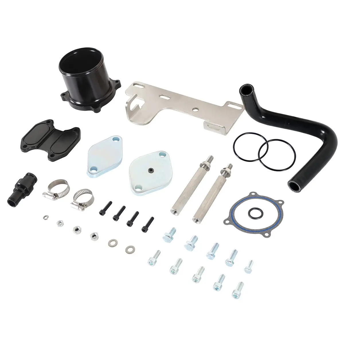 Daysyore 2010-2014 6.7L Cummins Dodge Ram Egr Delete Kit Throttle Valve Cooler 1