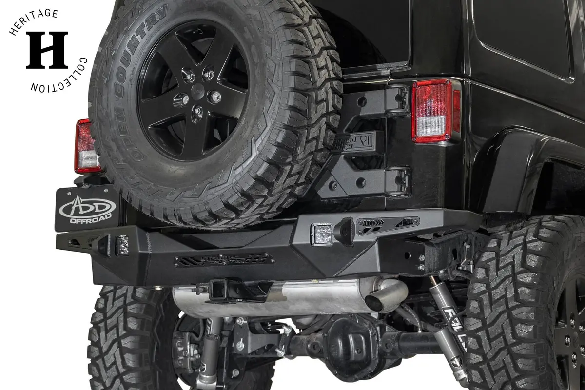 Addictive Desert Designs (Add) | Heritage | 2007 - 2018 Jeep Wrangler Jk Stealth Fighter Rear Bumper - R951271280103 1