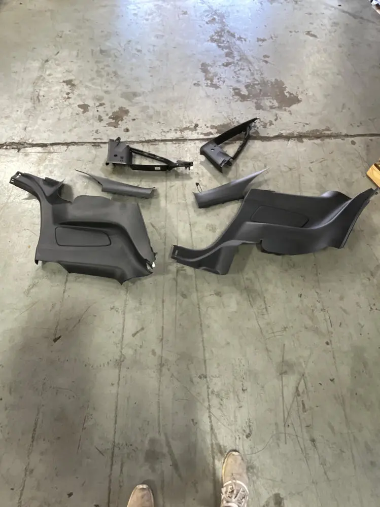 2018-23 Ford Mustang Rear Interior Plastics 163 1