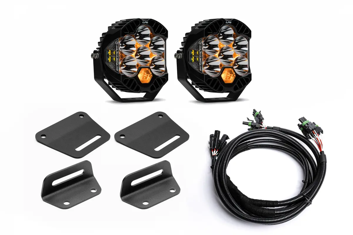 2024+ Gen 3 Ford Raptor (& Tremor) Modular Bumper Post Mount Light Kits For One Pair Of Large Lights By Spv Parts 1