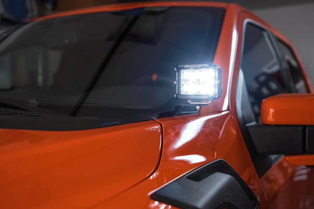 Spv Parts Rigid Standard A - Pillar (Ditch) Light Kits For Ford 2021+ Raptor/F-150/Tremor 14