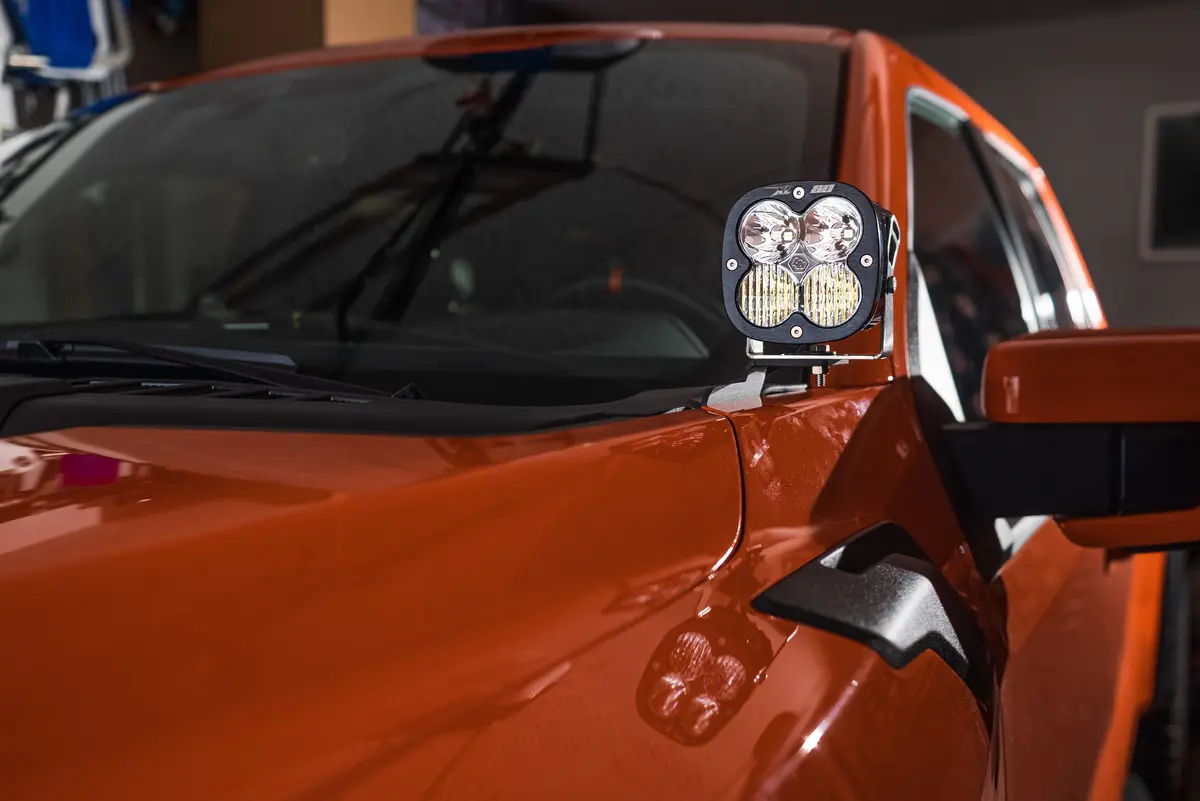 Spv Parts Xl Series Baja Designs - A-Pillar (Ditch) Light Kit For Ford 2021+ F-150 Raptor 9