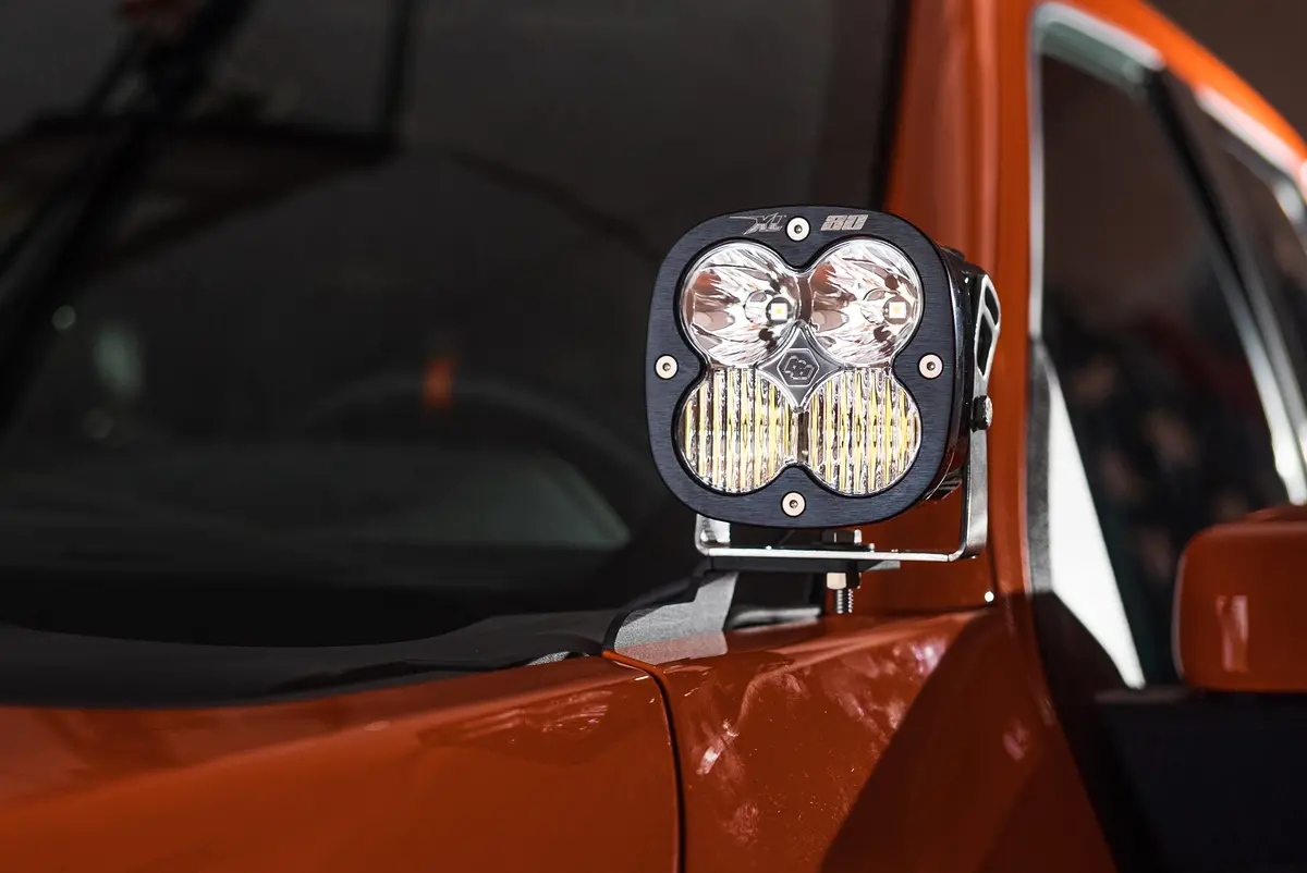 Spv Parts Xl Series Baja Designs - A-Pillar (Ditch) Light Kit For Ford 2021+ F-150 Raptor 8