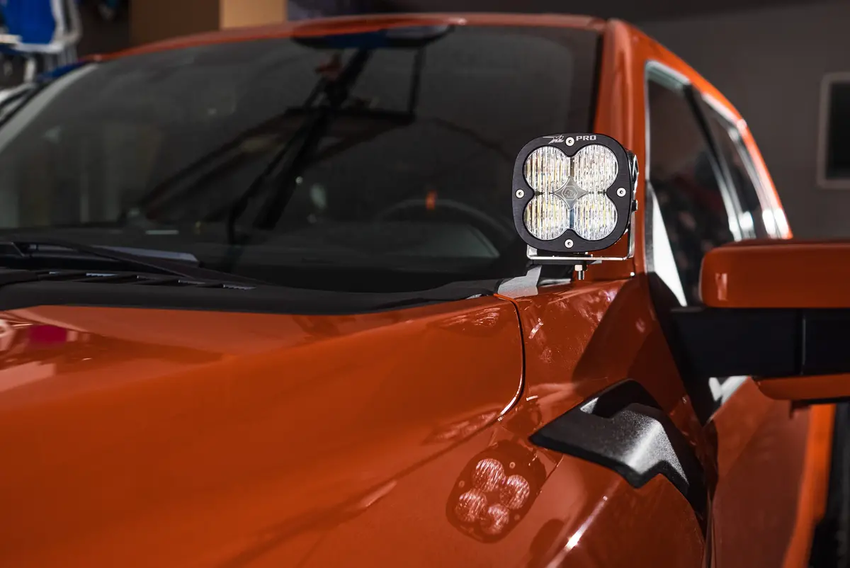 Spv Parts Xl Series Baja Designs - A-Pillar (Ditch) Light Kit For Ford 2021+ F-150 Raptor 3