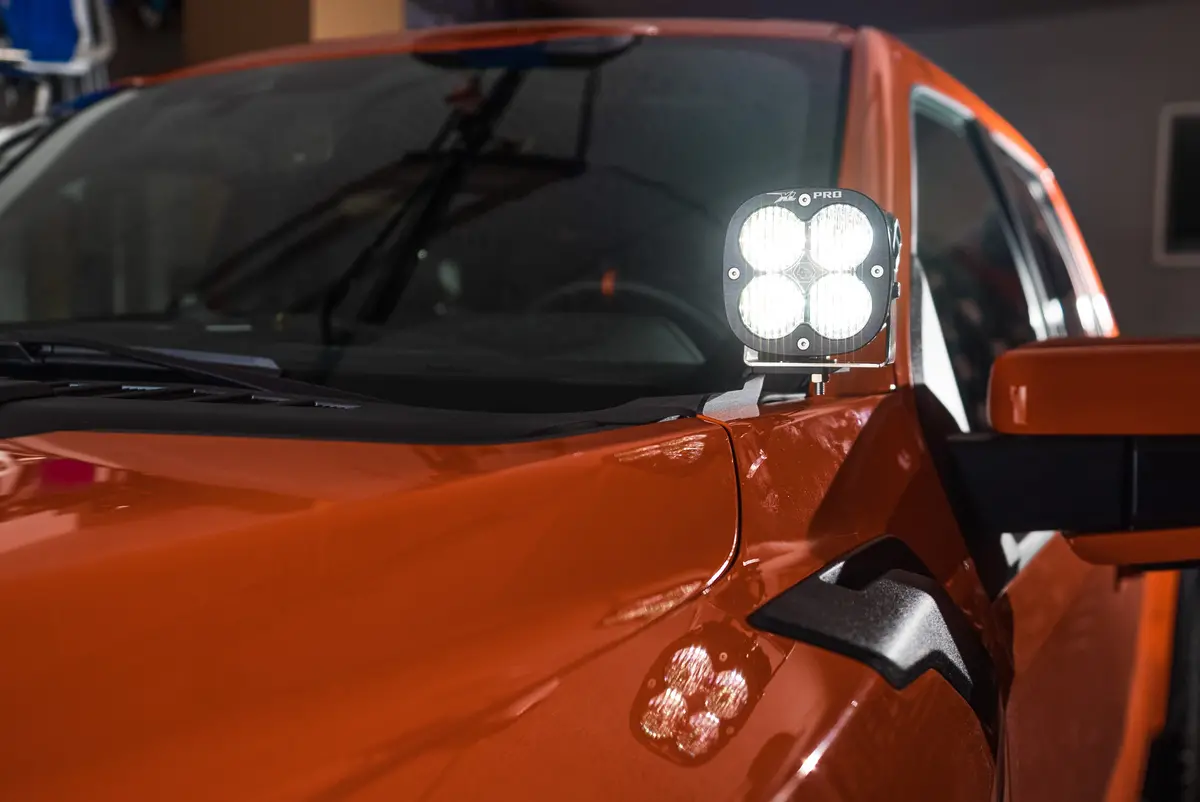 Spv Parts Xl Series Baja Designs - A-Pillar (Ditch) Light Kit For Ford 2021+ F-150 Raptor 4