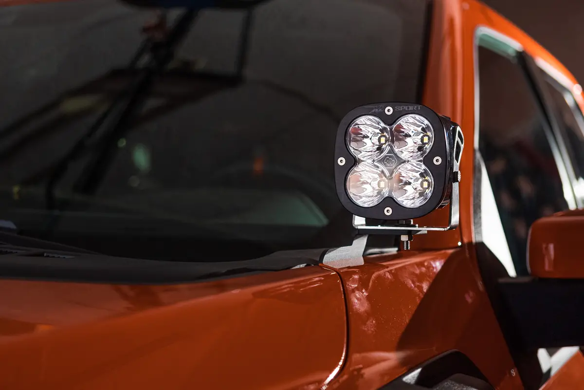 Spv Parts Xl Series Baja Designs - A-Pillar (Ditch) Light Kit For Ford 2021+ F-150 Raptor 5