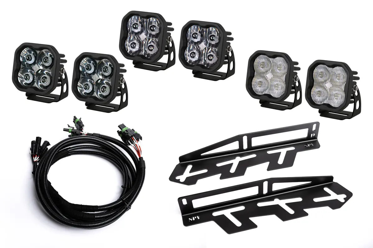 Spv Parts 2017-2020 Ford Raptor Diode Dynamics Sport & Pro Fog Light Kit (With Brackets & Harness) 1