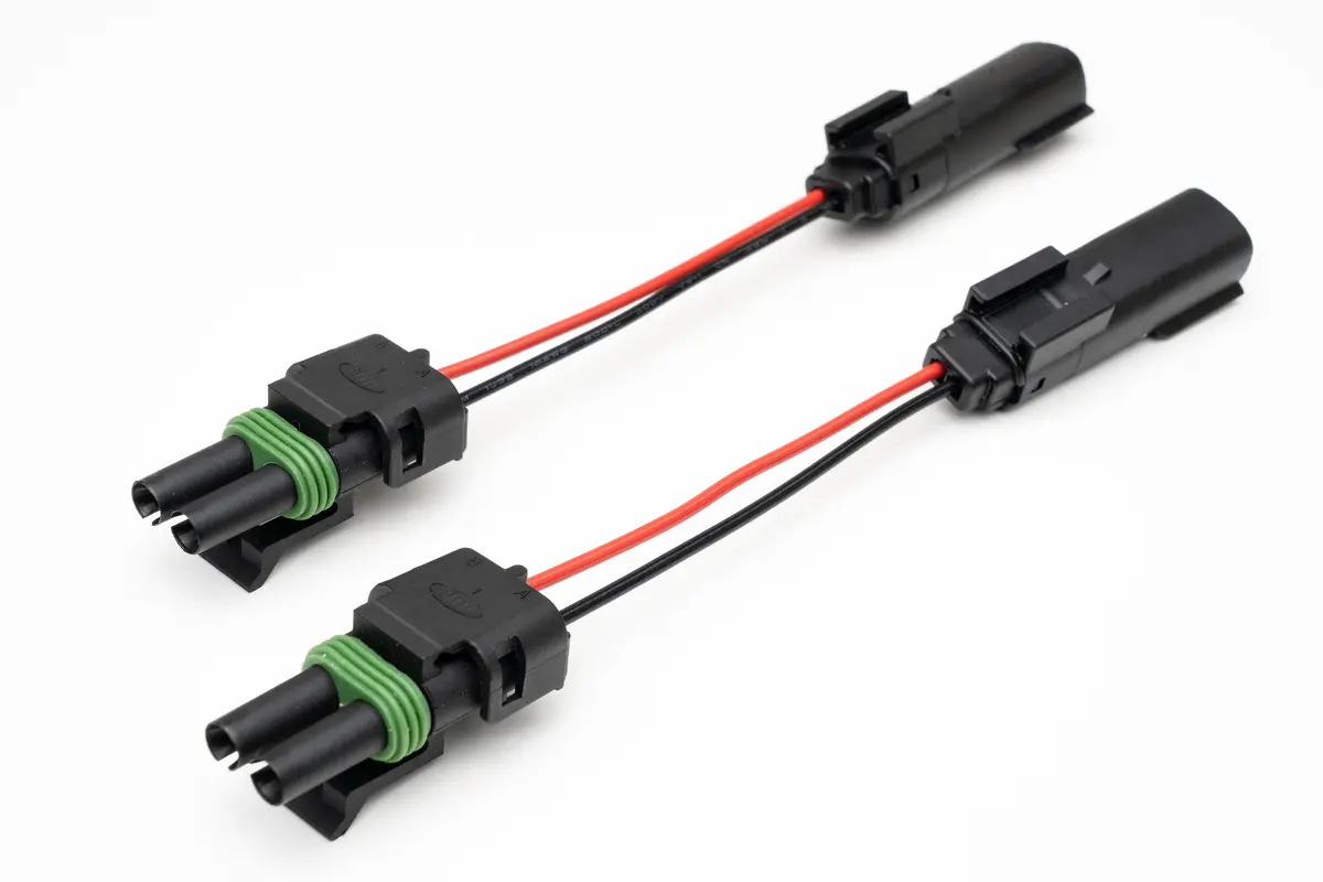 2021-2025 Ford F-150 Raptor Oem Fog Connector (Pair) To 2 Pole Weather Pack Adapter (Baja Designs Squadron, S2, S1) 1