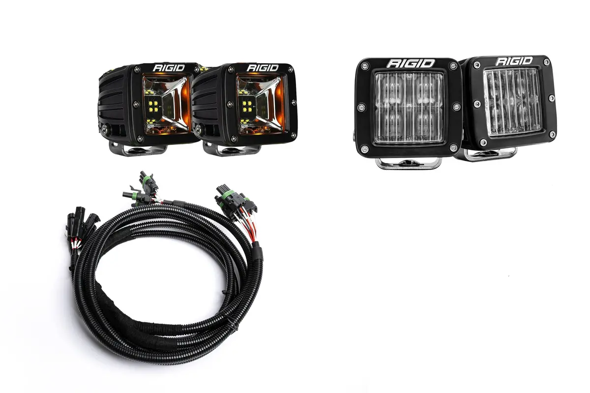 SPV Parts Rigid Radiance/Scene RGBW Fog Light Kit for 2021–2023 Ford F-150/Tremor – Includes Brackets & Wiring Harness - Image 3