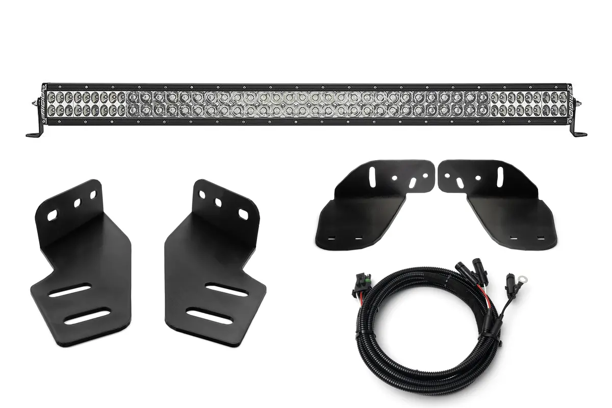 Spv Parts 2021+ Gen 3 Ford Raptor Rigid E-Series Or Sr Pro 40 Inch Bumper Light Bar Kit 4
