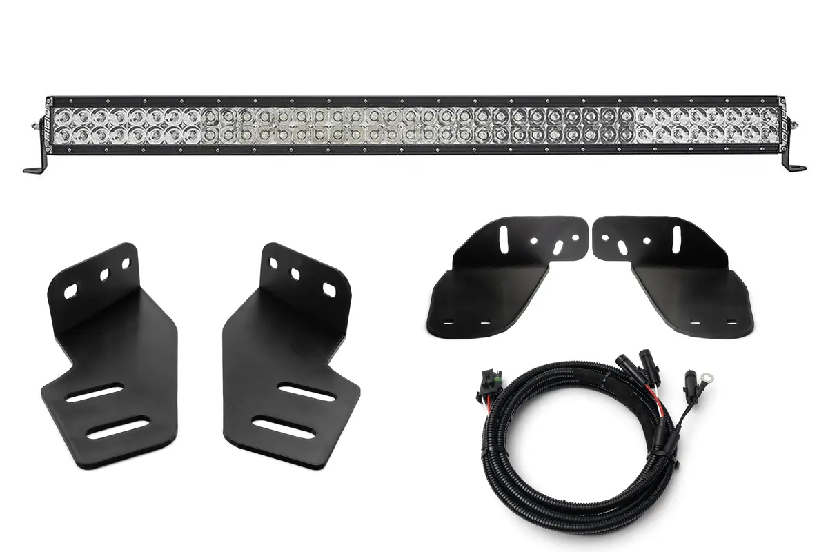 Spv Parts 2021+ Gen 3 Ford Raptor Rigid E-Series Or Sr Pro 40 Inch Bumper Light Bar Kit 3