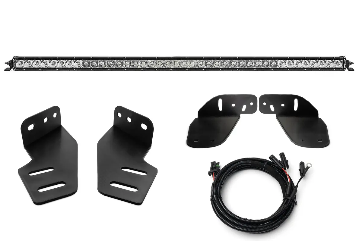 Spv Parts 2021+ Gen 3 Ford Raptor Rigid E-Series Or Sr Pro 40 Inch Bumper Light Bar Kit 6