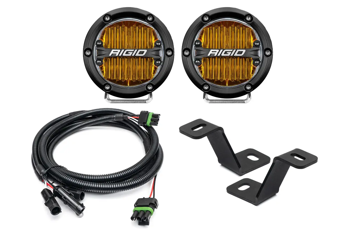 Spv Parts Rigid Standard A - Pillar (Ditch) Light Kits For Ford 2021+ Raptor/F-150/Tremor 13