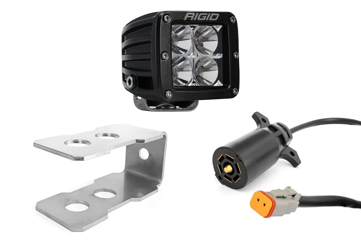 Spv Parts Universal Hitch Reverse Light Kit - With Rigid Industries Flood Pod 1