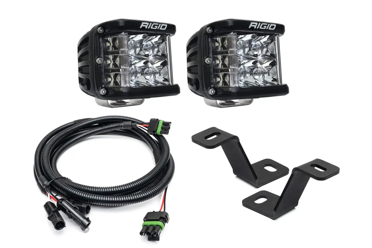 Spv Parts Rigid Standard A - Pillar (Ditch) Light Kits For Ford 2021+ Raptor/F-150/Tremor 9
