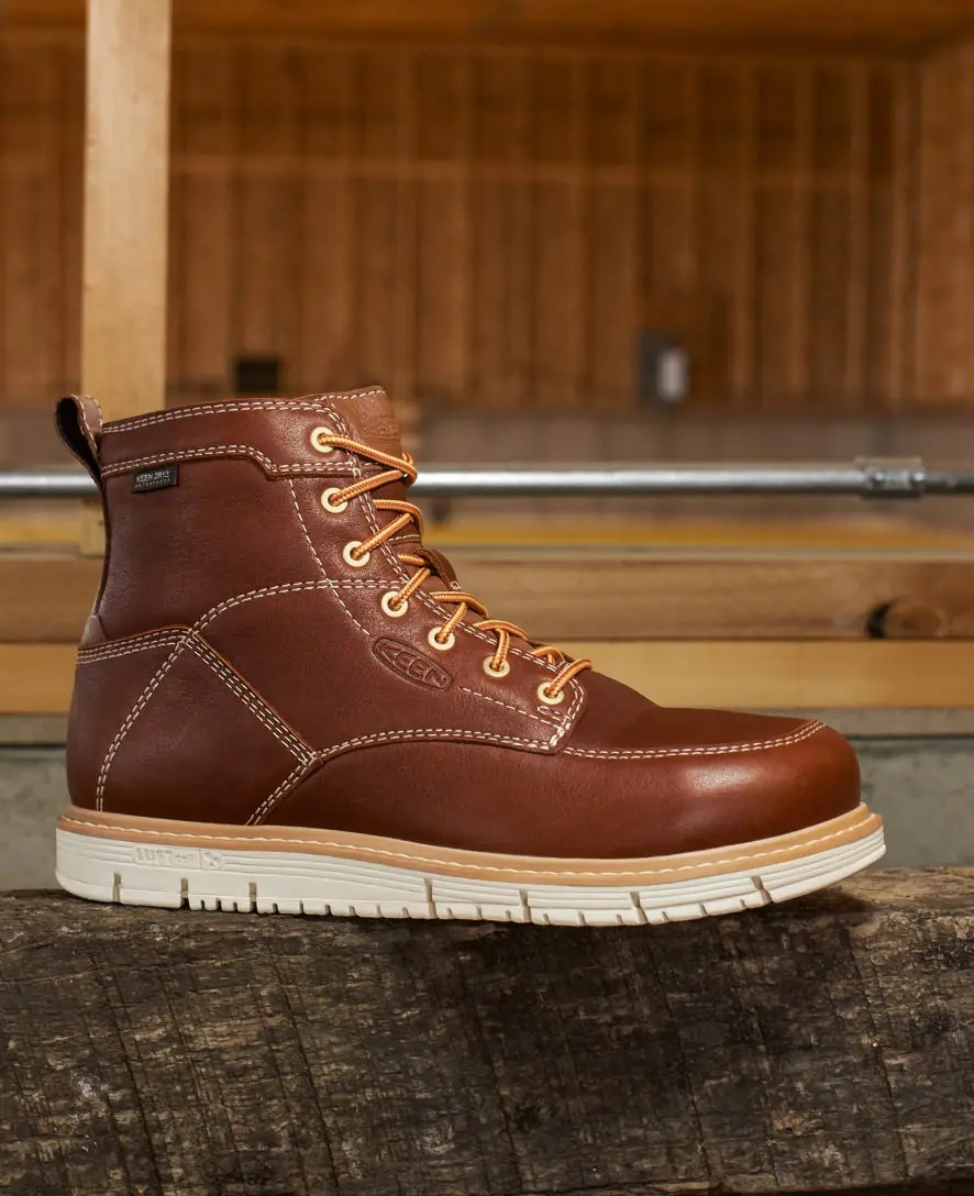 Men's San Jose 6" Waterproof Boot (Soft Toe) | Cascade Brown 8