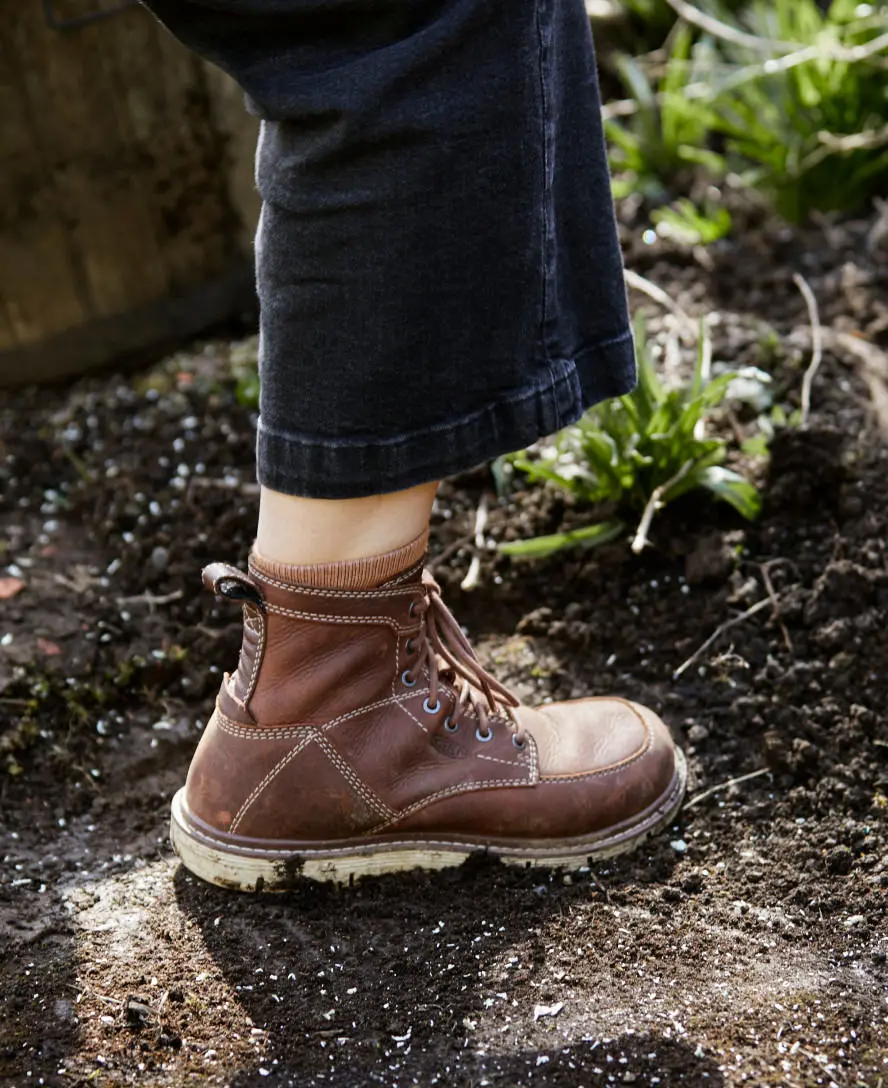 Women's San Jose 6" Boot (Soft Toe) | Gingerbread/Off White 7